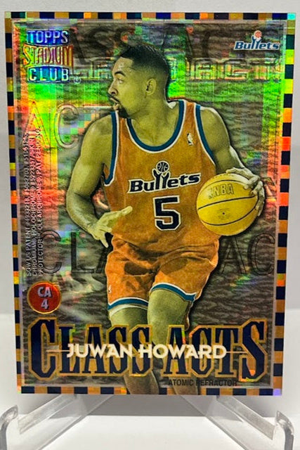 1996-97 Topps Stadium Club Class Acts Atomic Refractor Howard Webber #CA4 *2