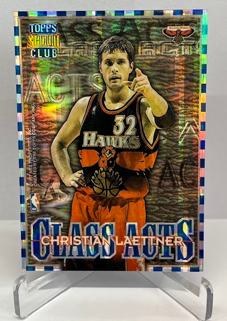 1996-97 Topps Stadium Club Class Acts Atomic Refractor Hill Laettner #CA5 *2