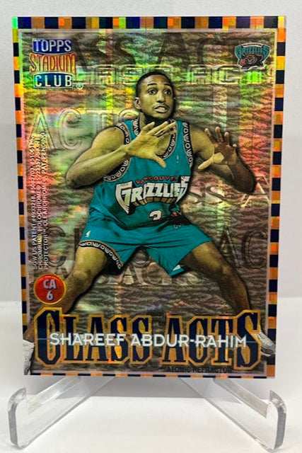 1996-97 Topps Stadium Club Class Acts Atomic Refractor Abdur-Rahim Kidd #CA6 *2