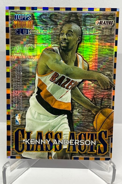 1996-97 Topps Stadium Club Class Acts Atomic Refractor Marbury Anderson #CA8 *2