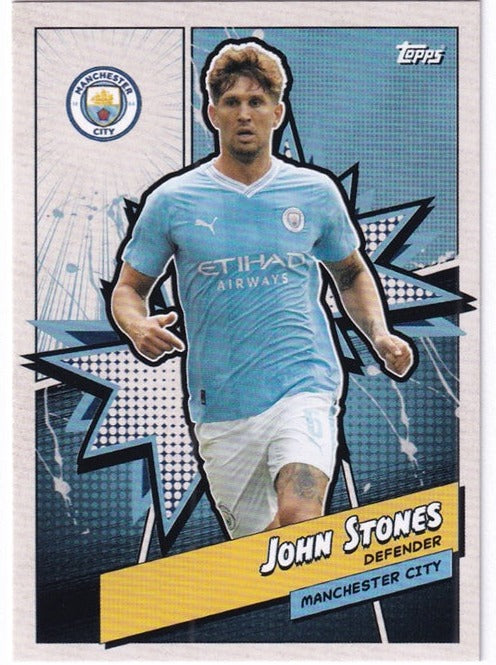 2023 Panini Fan Set John Stones Manchester City #MANH-5