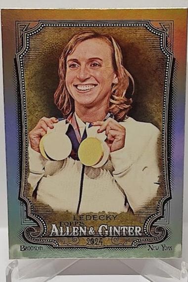 2024 Topps Allen & Ginter Katie Ledecky American Swimmer #287