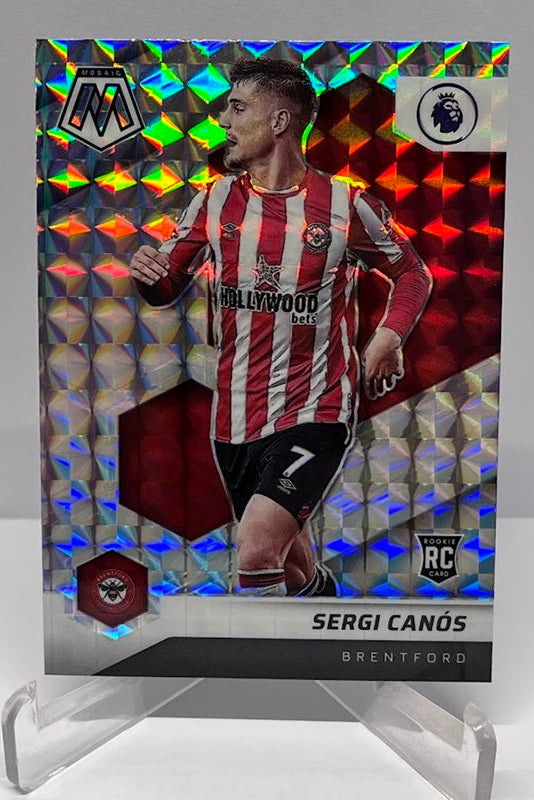 2021-22 Panini Mosaic Prizm Premier League RC Sergi Canos Brentford #78