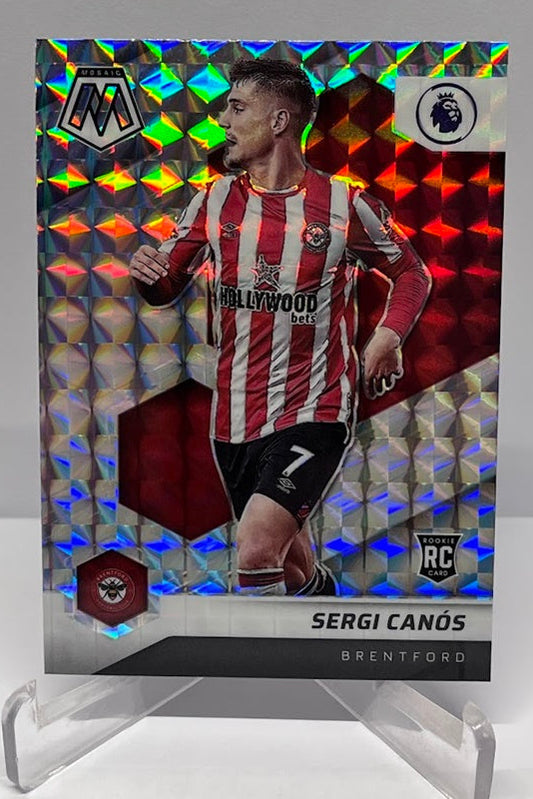 2021-22 Panini Mosaic Prizm Premier League RC Sergi Canos Brentford #78