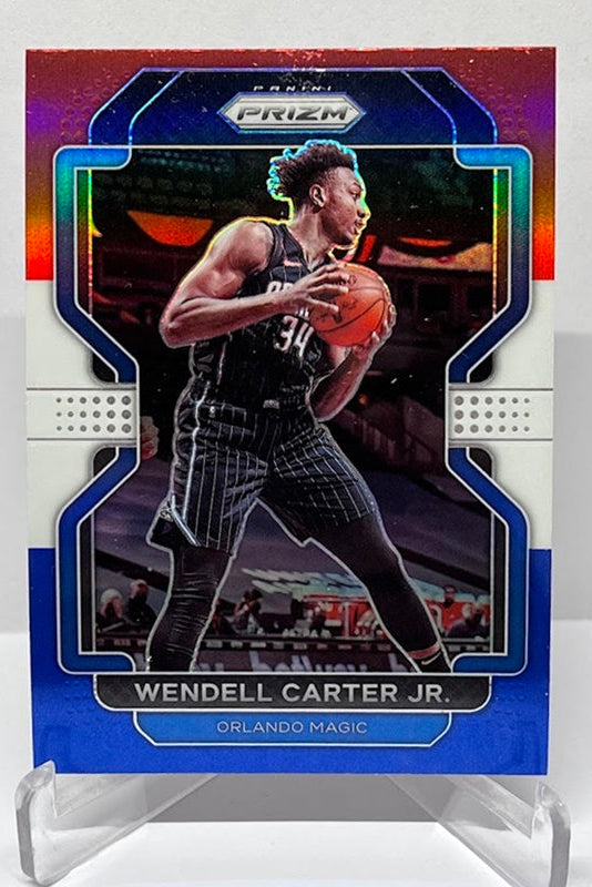 2021-22 Panini Prizm Red White Blue Wendell Carter Orlando Magic #160