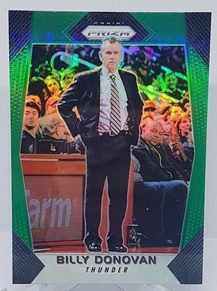 2017-18 Panini Prizm Green Billy Donovan OKC Thunder #270