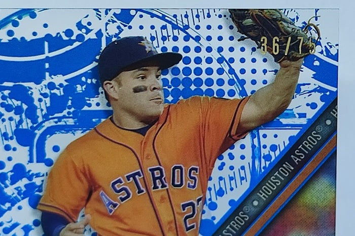 2017 Topps High Tek Acetate Jose Altuve Astros 36/75