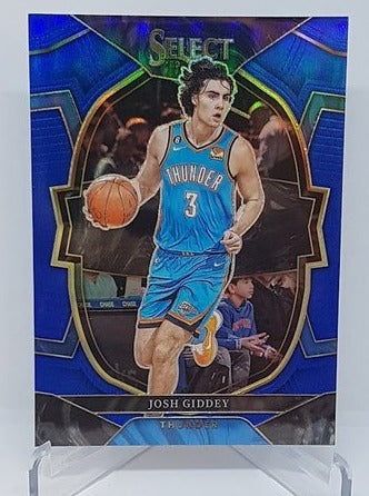 2022-23 Panini Select Blue Silver Prizm Josh Giddey OKC Thunder #60