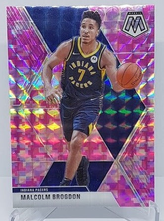 2019-20 Panini Mosaic Pink Prizm Malcolm Brogdon Pacers #185