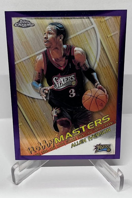 2000-01 Topps Chrome Hobby Masters Allen Iverson Philadelphia 76ers