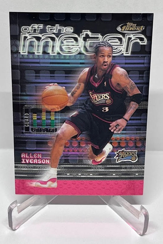 2000 Topps Finest Off The Meter Allen Iverson Stephon Marbury #151