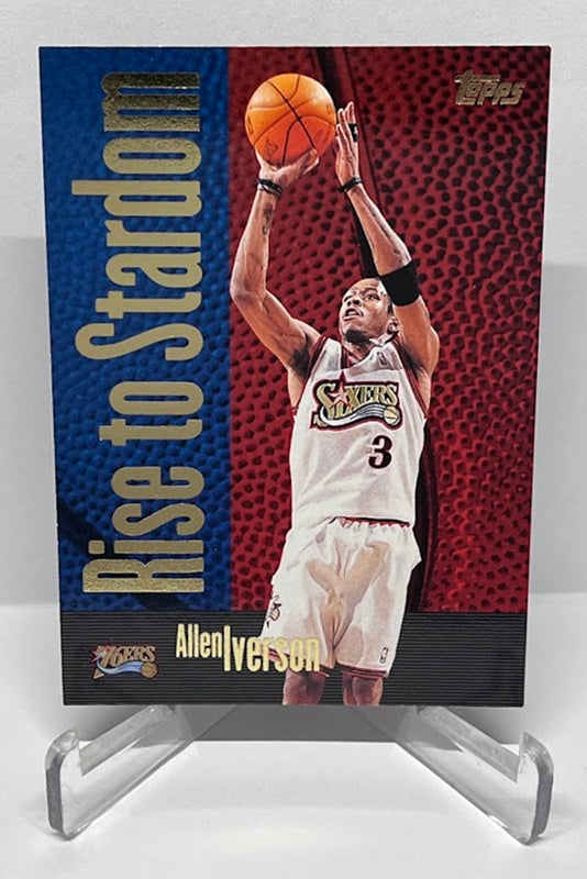 2000 Topps Rise To Stardom Allen Iverson Philadelphia 76ers