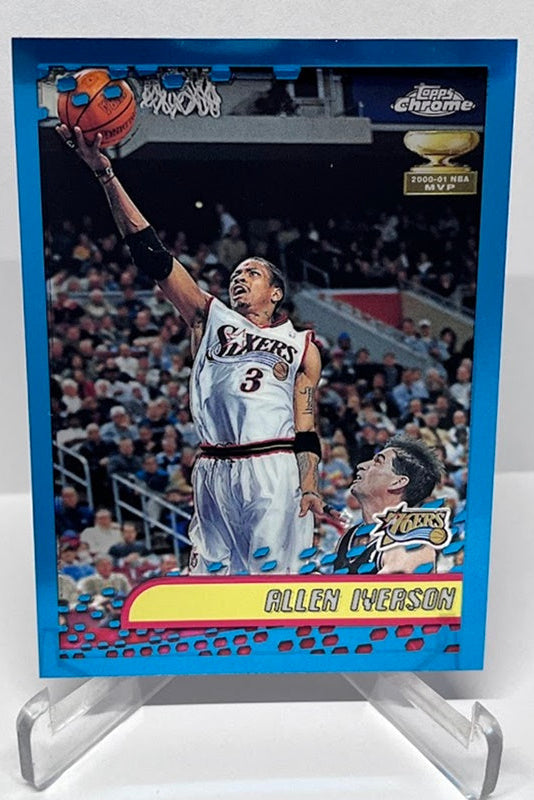 2002 Topps Chrome NBA MVP Allen Iverson Philadelphia 76ers #3