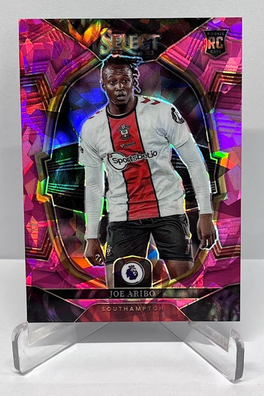 2022-23 Panini Premier League Pink Cracked Ice Prizm RC Joe Aribo Southampton #85