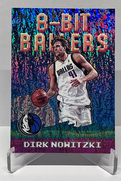2025-26 Topps Holo Foil 8-Bit Ballers Dirk Nowitzki Dallas Mavericks #22 B