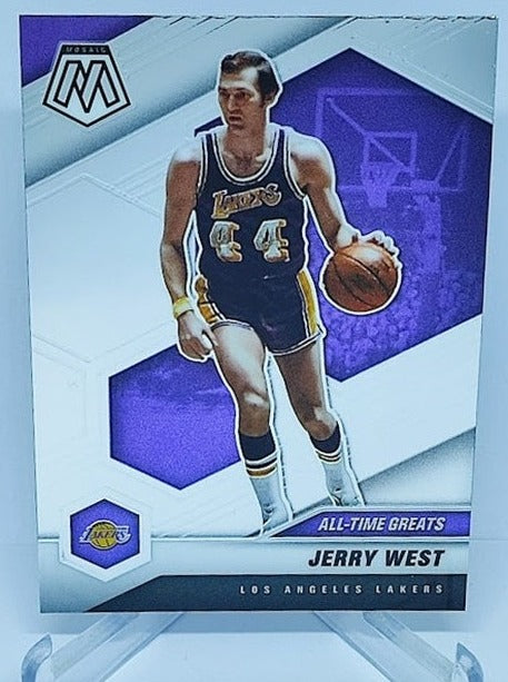 2020-21 Panini Mosaic All-Time Greats Jerry West Lakers #293