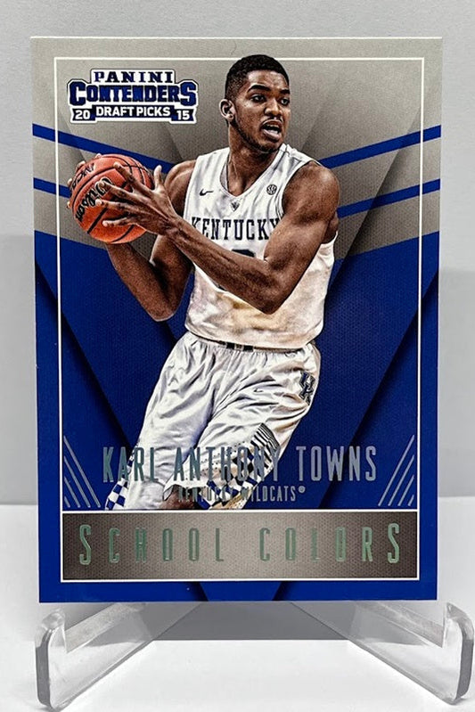 2015 Panini Contenders Draft Picks RC Karl-Anthony Towns Kentucky #24
