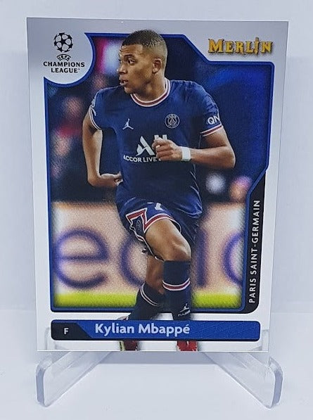 2022 Topps Merlin UCL Kylian Mbappe Paris Saint-Germain