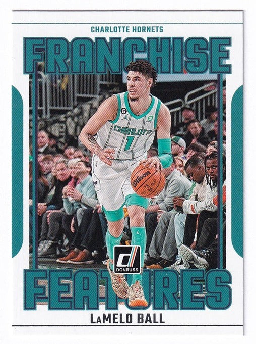 2023-24 Panini Donruss Franchise Features LaMelo Ball Hornets #12