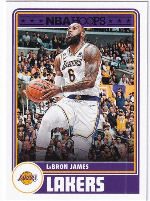 2023-24 Panini Hoops Tribute LeBron James Lakers #290