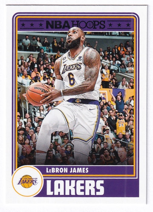 2023-24 Panini Hoops Tribute LeBron James Lakers #290