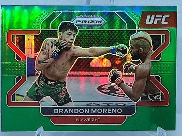 2022 Panini Prizm UFC Green Prizm Brandon Moreno #47