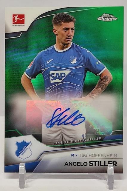 2022-23 Topps Chrome Auto Angelo Stiller TSG Hoffenheim 12/99