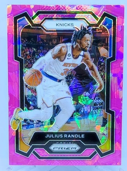 2023-24 Panini Prizm Pink Ice Prizm Julius Randle Knicks #18