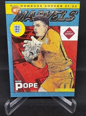 2021-22 Panini Donruss Soccer Net Marvels Nick Pope England #12