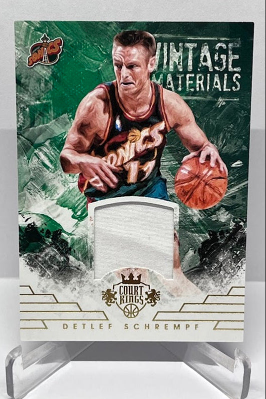 2015-16 Panini Court Kings Vintage Materials Detlef Schrempf Sonics 069/199