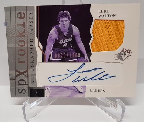 2003 Topps Spx Rookie Autographed Jersey Luke Walton Lakers 825/1999