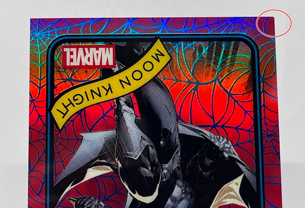2025 Topps Chrome Marvel Red Blue Spider Web Moon Knight 26/62 #98 *7