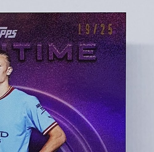 2022-23 Topps Showtime Champions League Erling Haaland Manchester City 19/25