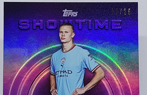 2022-23 Topps Showtime Champions League Erling Haaland Manchester City 19/25