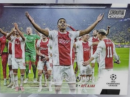 2021-22 Topps UCL Stadium Club Jurrien Timber Ajax #2