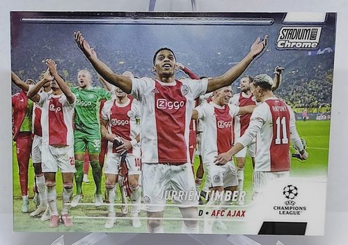 2021-22 Topps UCL Stadium Club Jurrien Timber Ajax #2