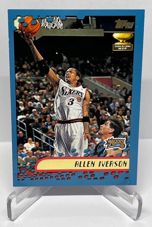 2002 Topps NBA MVP Allen Iverson Philadelphia 76ers #3