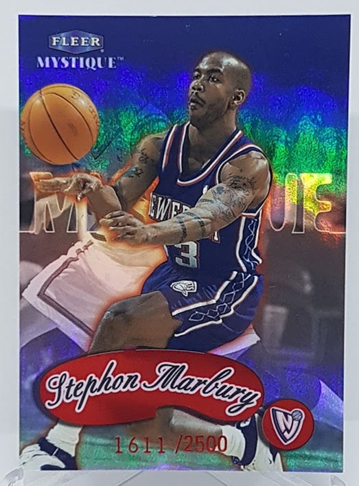 1999-2000 Fleer Mystique Stephon Marbury Nets 1611/2500 #148