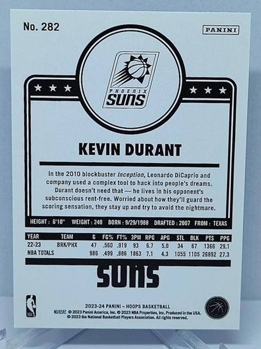 2023-24 Panini Hoops Tribute Hyper Blue Kevin Durant Phoenix Suns #282