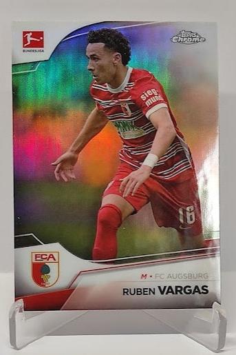 2022-23 Topps Chrome Refractor Ruben Vargas Augsburg #4