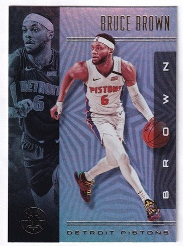 2019-20 Panini Illusions Bruce Brown Detroit Pistons #68