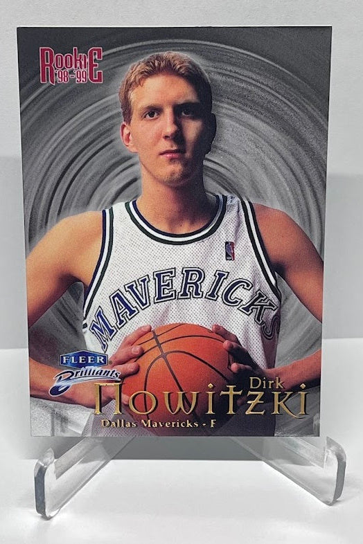 1998-99 Fleer Brilliants Rookie Dirk Nowitzki Dallas Mavericks #109