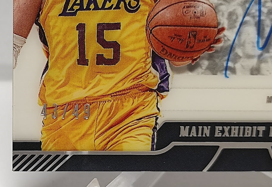 2018-19 Panini Dominion Main Exhibit Rookie RC Moritz Wagner Lakers 43/49