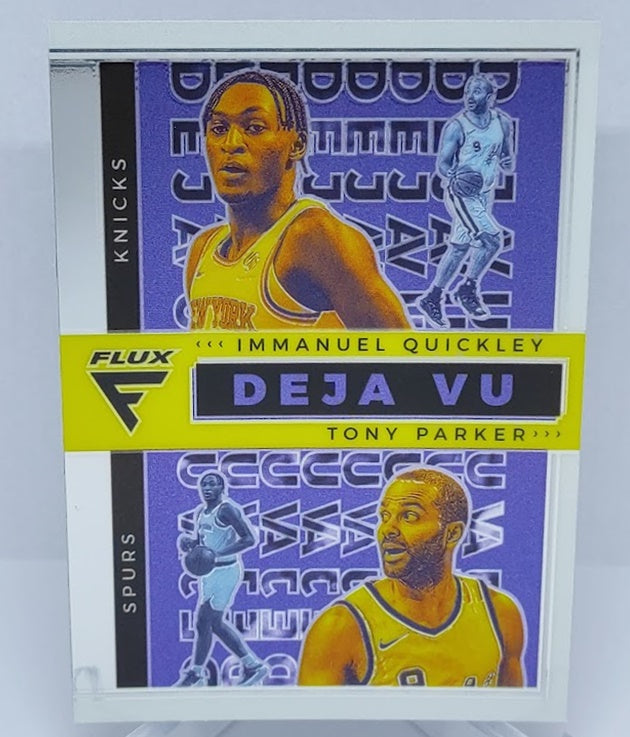 2020-21 Panini Flux Deja Vu Immanuel Quickley Tony Parker #27