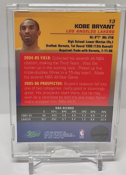 2005-06 Topps eTopps Kobe Bryant Lakers #13 *2