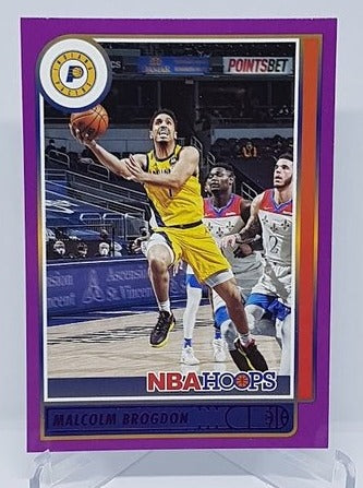 2021-22 Panini Hoops Purple Malcolm Brogdon Pacers #153