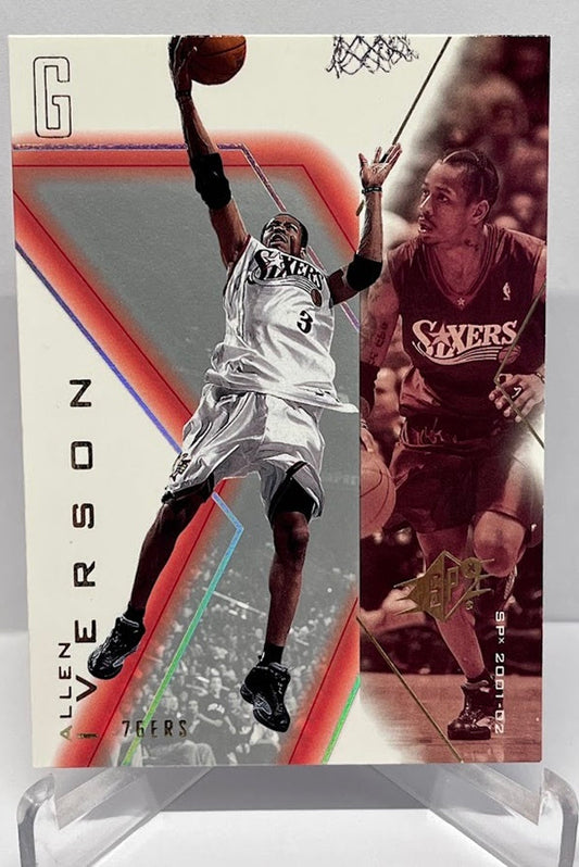 2001 Upper Deck SPx Allen Iverson Philadelphia 76ers #64