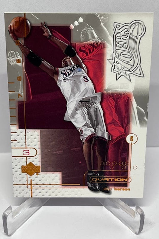 2001 Upper Deck Ovation Allen Iverson Philadelphia 76ers #3