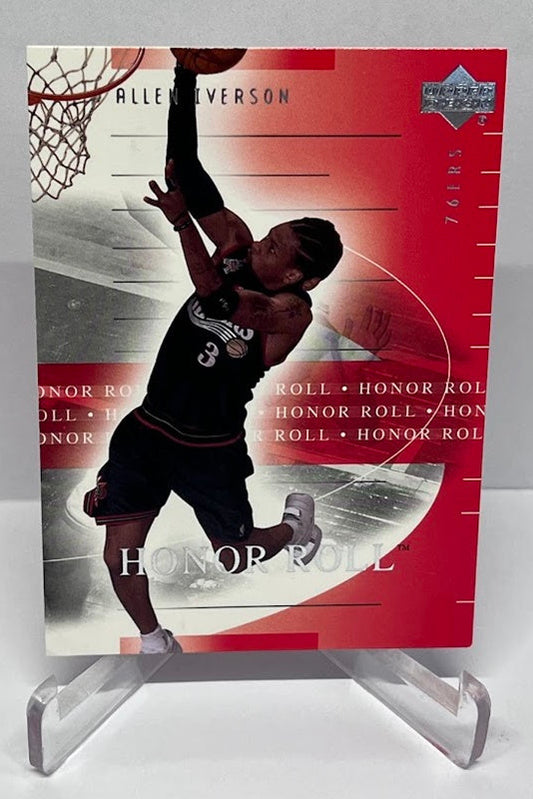 2002 Upper Deck Honor Roll Allen Iverson Philadelphia 76ers #64