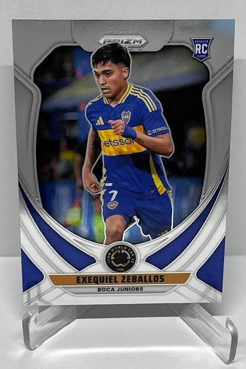 2025 Panini Prizm FIFA Club World Cup RC Exequiel Zeballos Boca Juniors #38